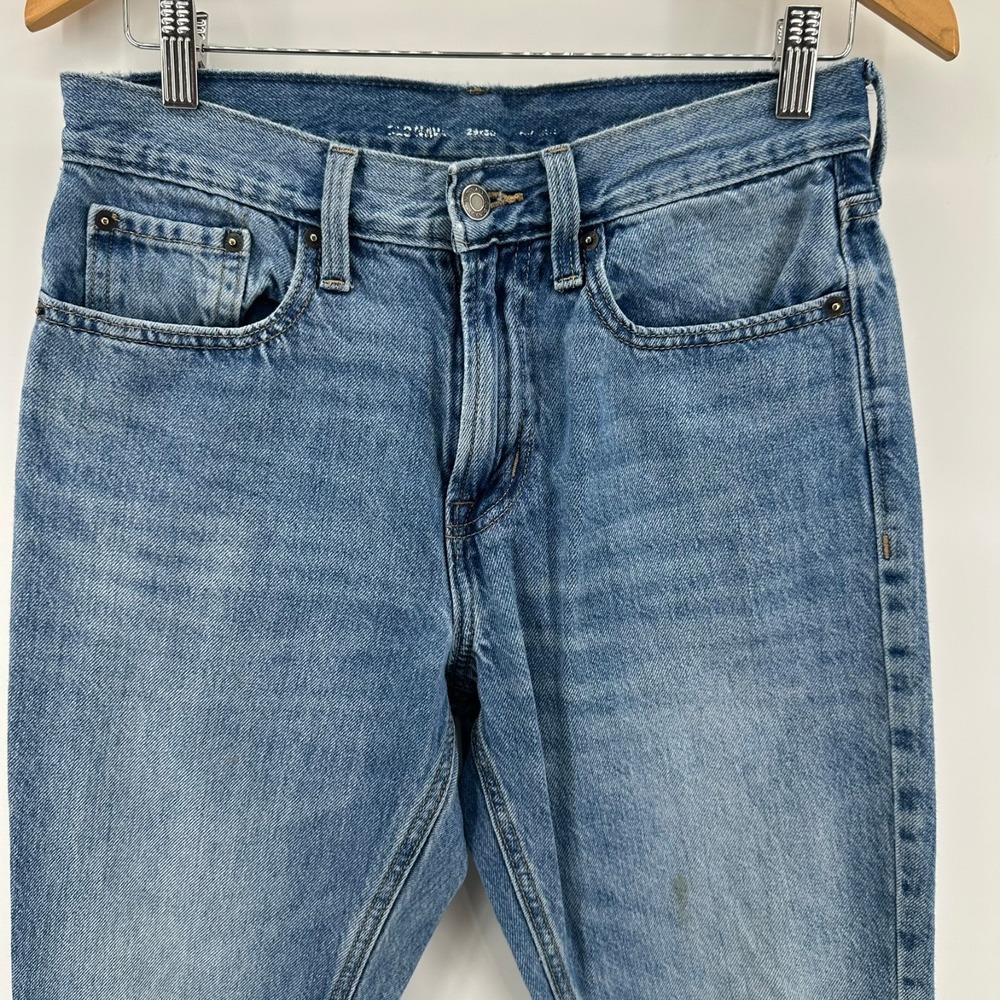 Old Navy Jeans Mens 29x30 Blue Denim Cotton Straight Leg Mid Rise 5-Pockets
